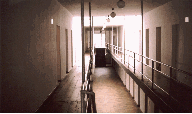  ONE OF THE CELLBLOCKS AT RAVENSBRUCK CONCENTRATION CAMP 